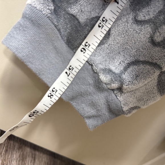 Disney Mickey Minnie Mouse Grey Fleece Hooded Union Suit Onesie Pajamas Womens S - Picture 4 of 10